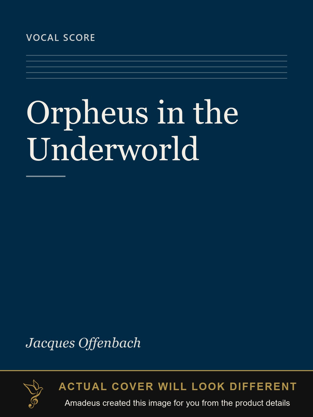 Orpheus in the Underworld - Amadeus created this image from the product details; the actual cover will look different