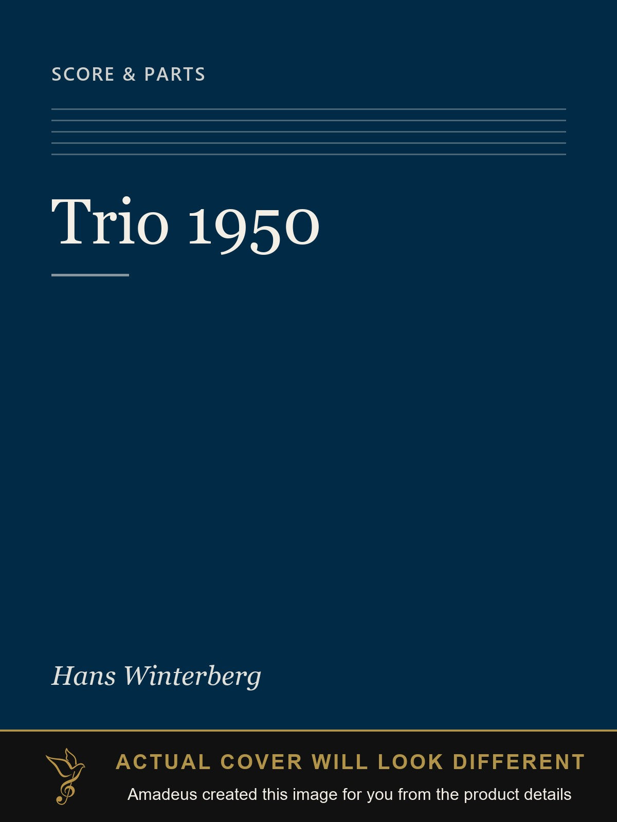 Trio 1950 - Amadeus created this image from the product details; the actual cover will look different