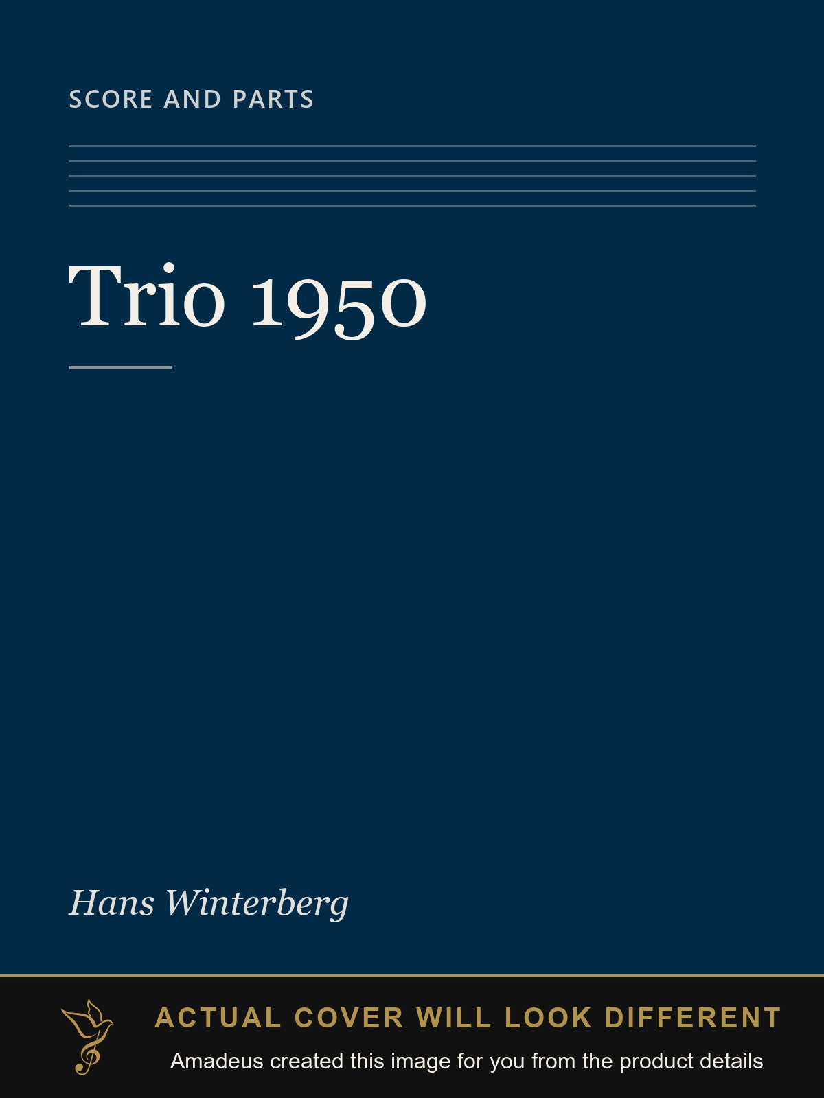 Trio 1950 - Amadeus created this image from the product details; the actual cover will look different