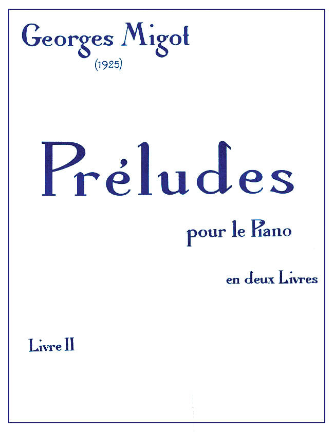 Product Cover for Preludes pour le Piano – Volume 2