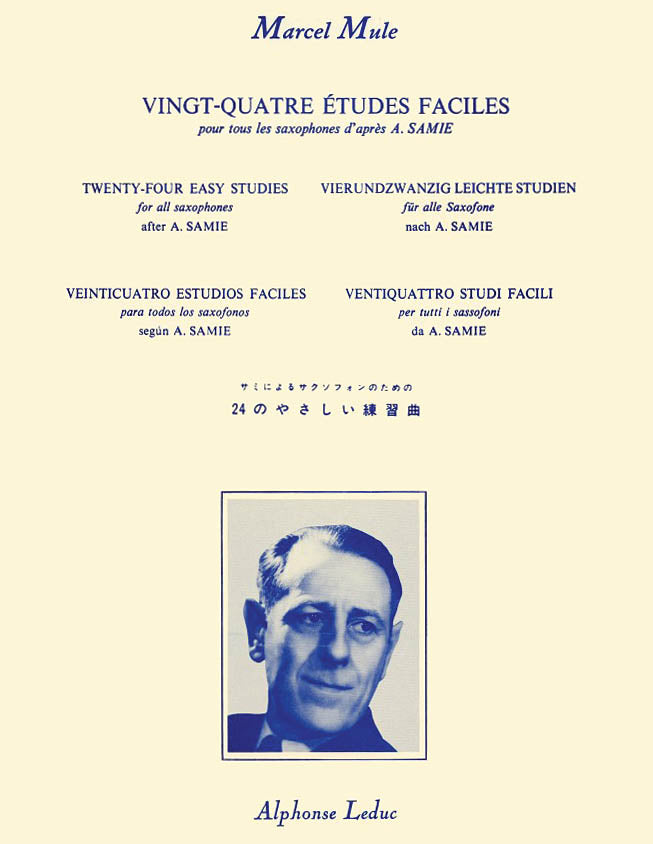 Product Cover for Vingt-Quatre Etudes Faciles pour Tour Les Saxophones d'apres A. Samie