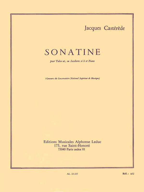 Product Cover for Sonatina (tuba/saxhorn And Piano)