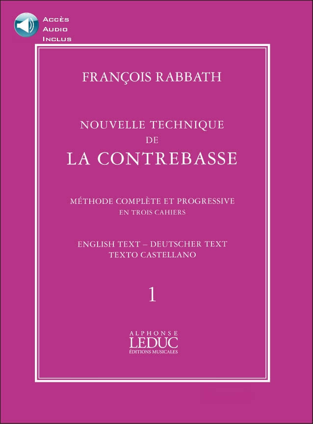 Product Cover for Nouvelle Technique de la Contrebasse – Volume 1
