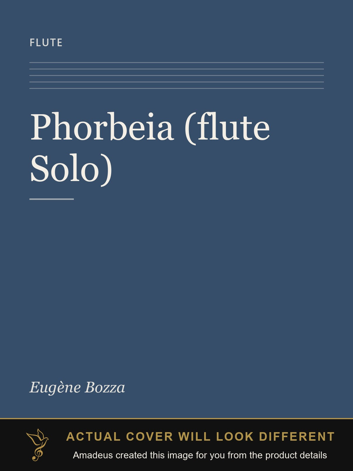 Phorbeia (flute Solo) - Amadeus created this image from the product details; the actual cover will look different