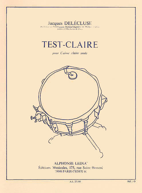 Product Cover for Test-claire (snare Drum)
