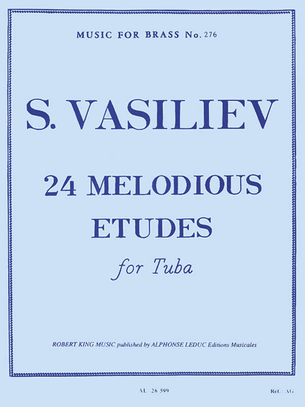 Product Cover for 24 Melodious Etudes (tuba)