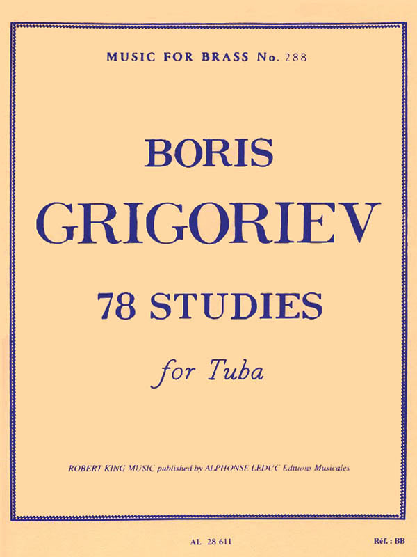 Product Cover for 78 Studies for Tuba