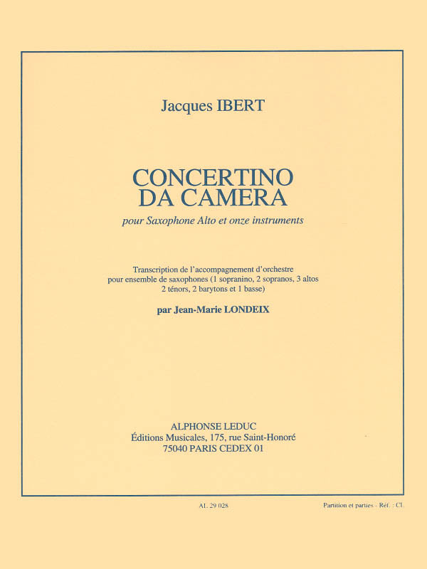 Product Cover for Concertino da Camera