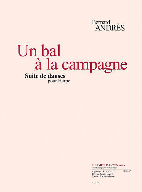 Product Cover for Un Bal A La Campagne Suite De Danses Pour Harpe (10 Pieces)