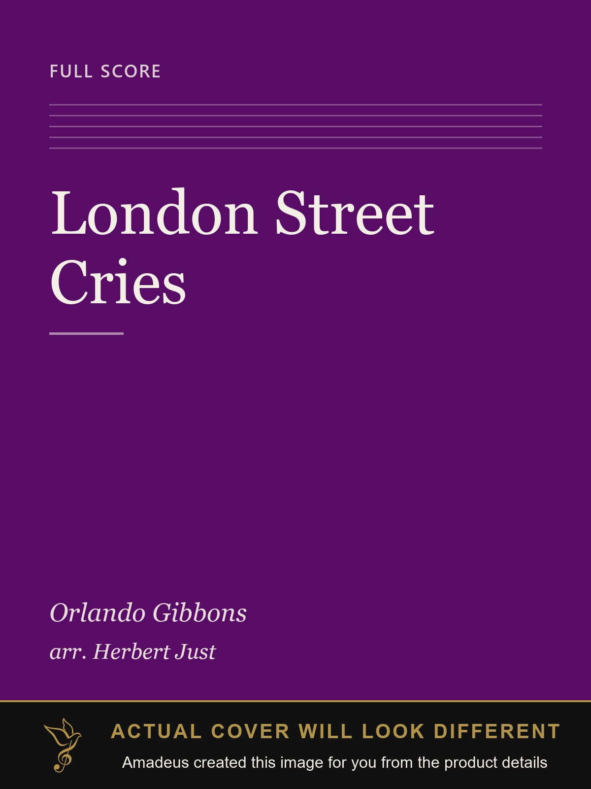 London Street Cries - Amadeus created this image from the product details; the actual cover will look different