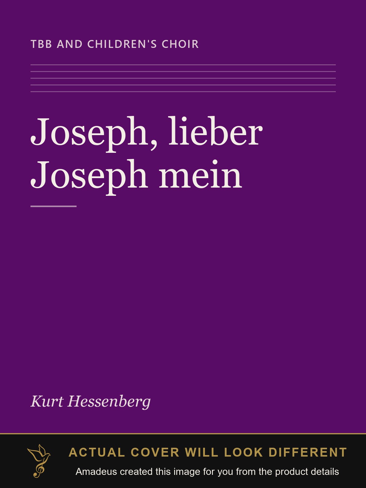 Joseph, lieber Joseph mein - Amadeus created this image from the product details; the actual cover will look different