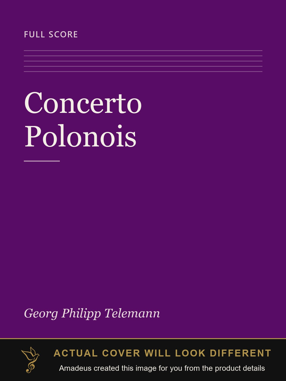 Concerto Polonois - Amadeus created this image from the product details; the actual cover will look different