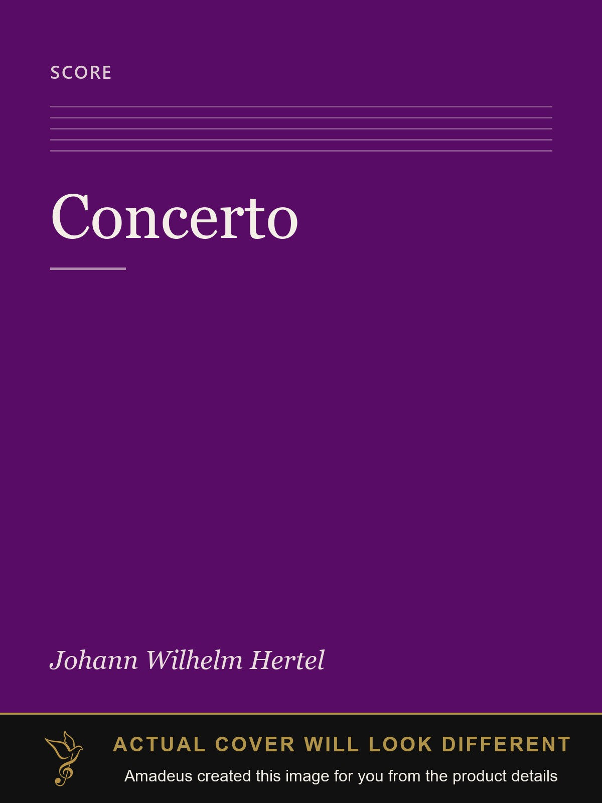 Concerto - Amadeus created this image from the product details; the actual cover will look different
