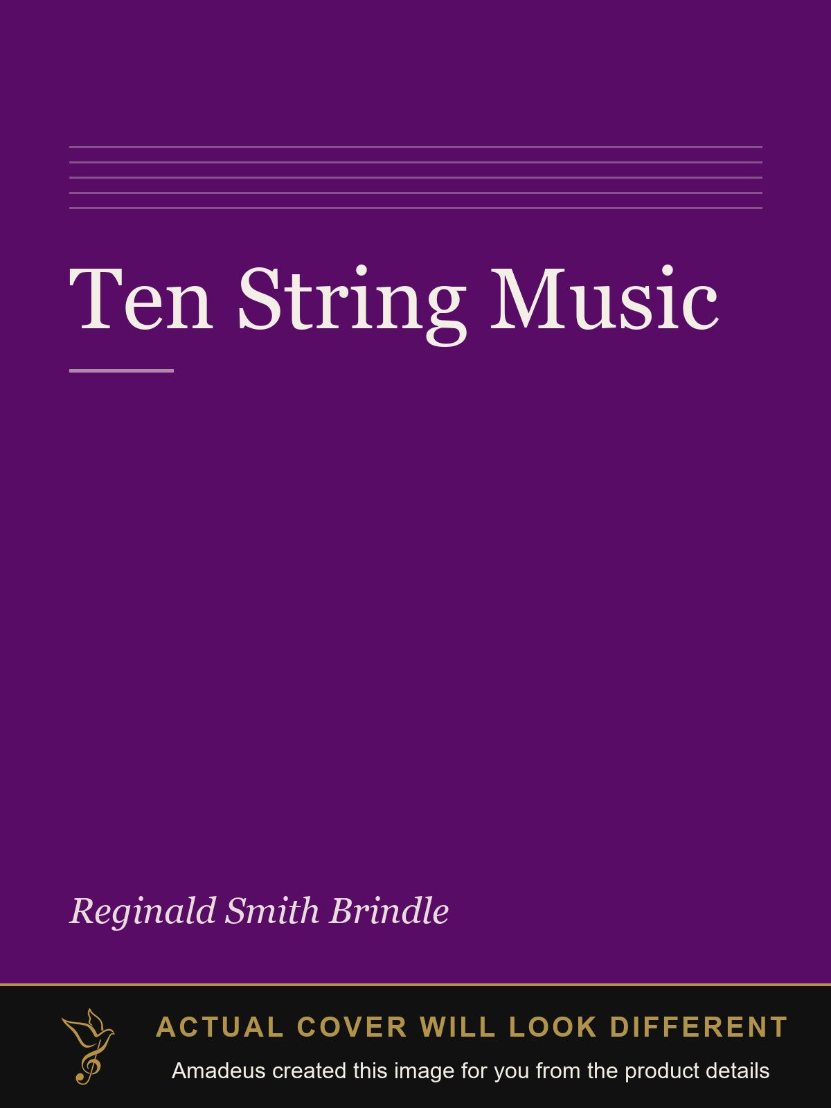 Ten String Music - Amadeus created this image from the product details; the actual cover will look different