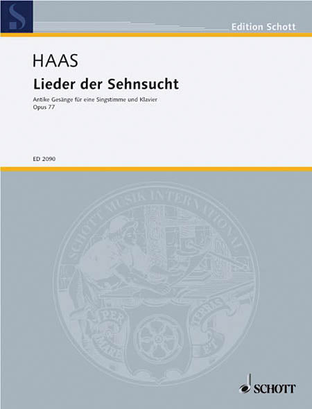 Product Cover for Lieder Der Sehnsucht Op. 77 High