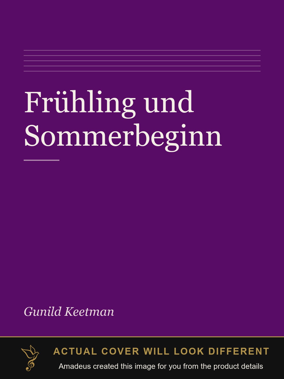 Frühling und Sommerbeginn - Amadeus created this image from the product details; the actual cover will look different