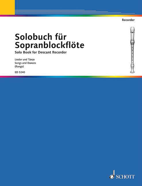 Product Cover for Solo Book For Soprano Recorder V.1
