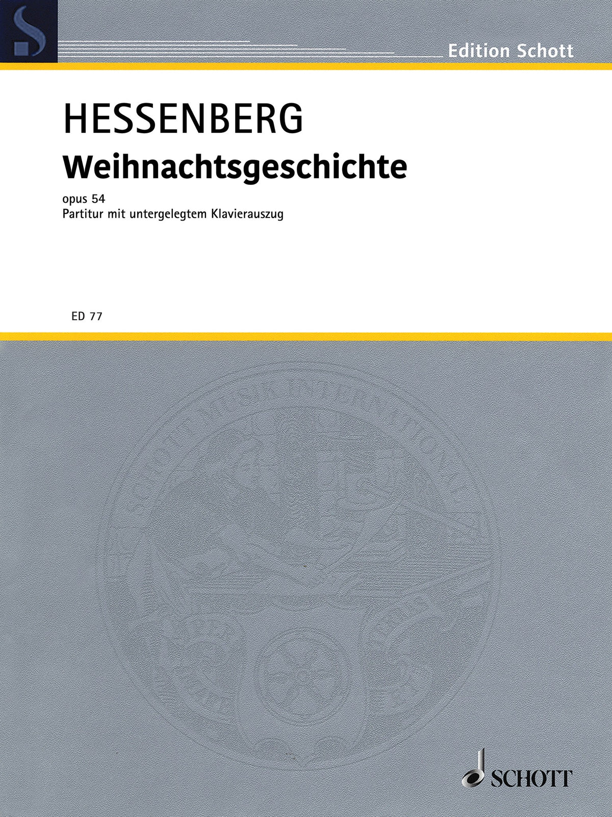 Product Cover for Weihnachtsgeschichte Score