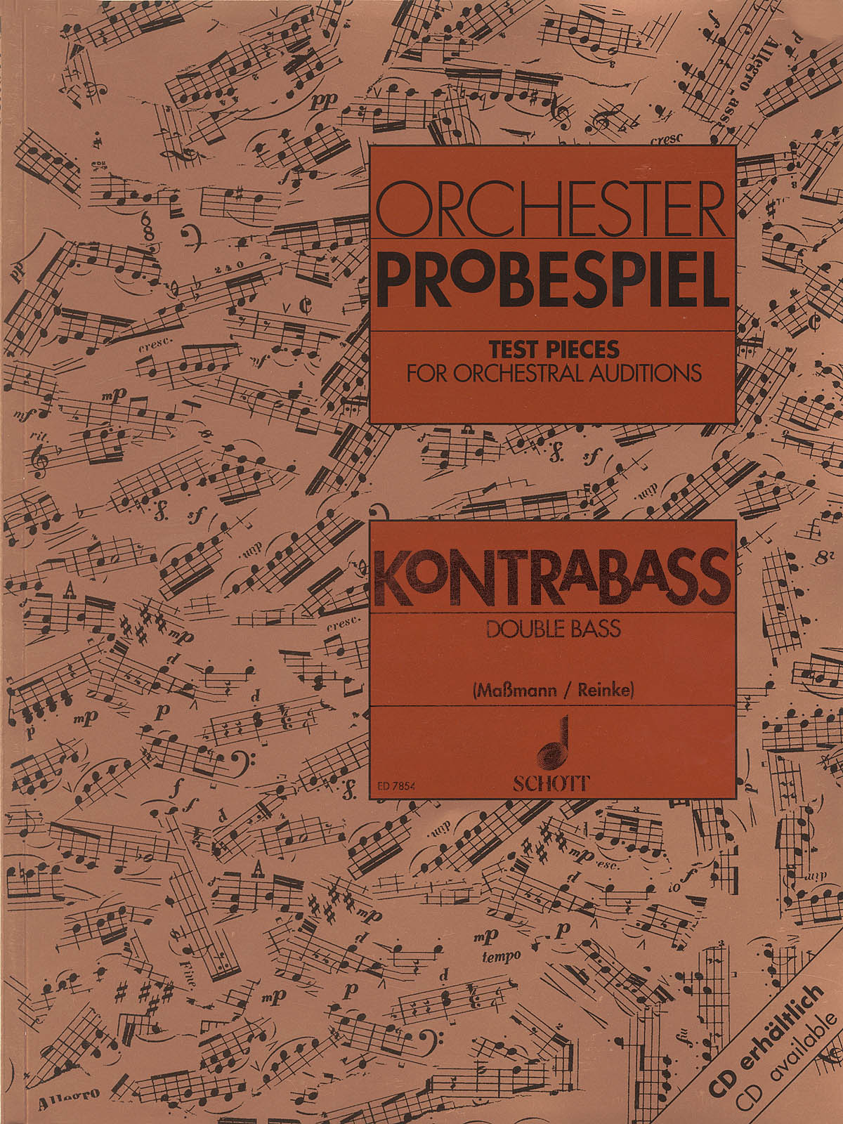 Product Cover for Test Pieces for Orchestra – Double Bass