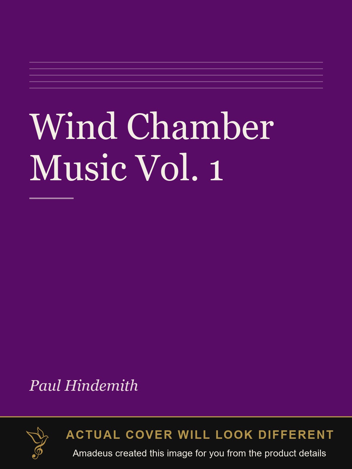 Wind Chamber Music Vol. 1 - Amadeus created this image from the product details; the actual cover will look different
