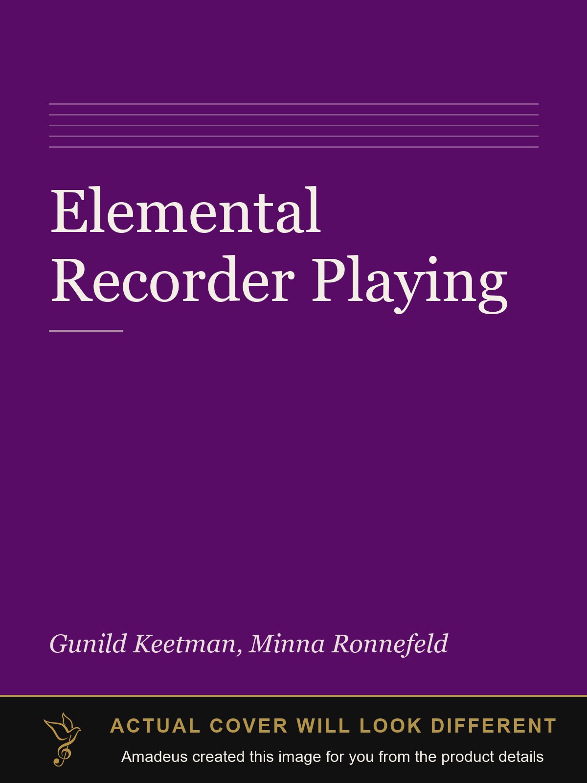 Elemental Recorder Playing - Amadeus created this image from the product details; the actual cover will look different