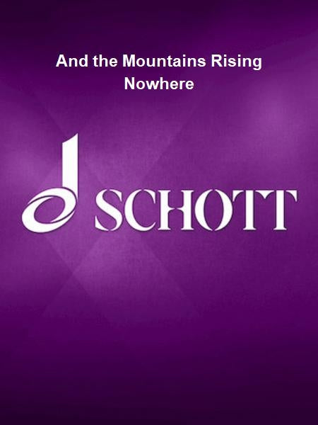 Product Cover for And the Mountains Rising Nowhere