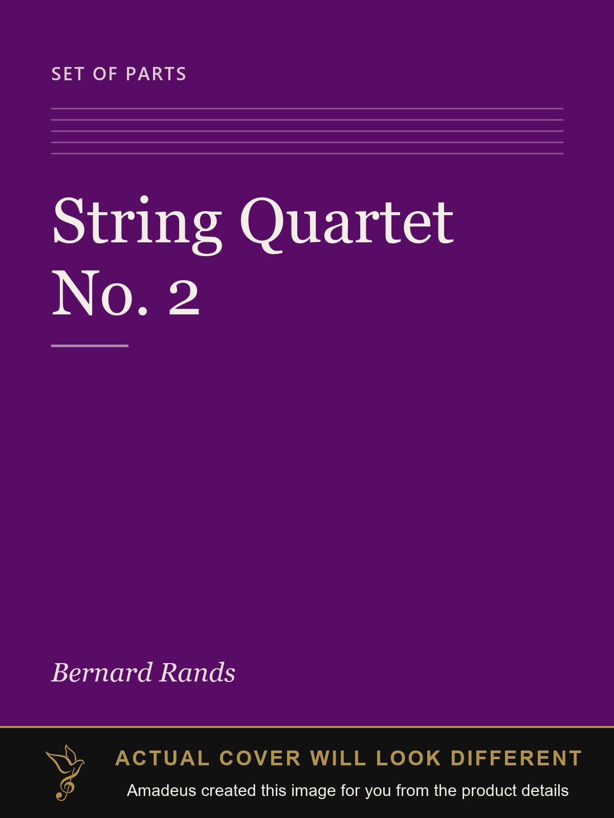 String Quartet No. 2 - Amadeus created this image from the product details; the actual cover will look different