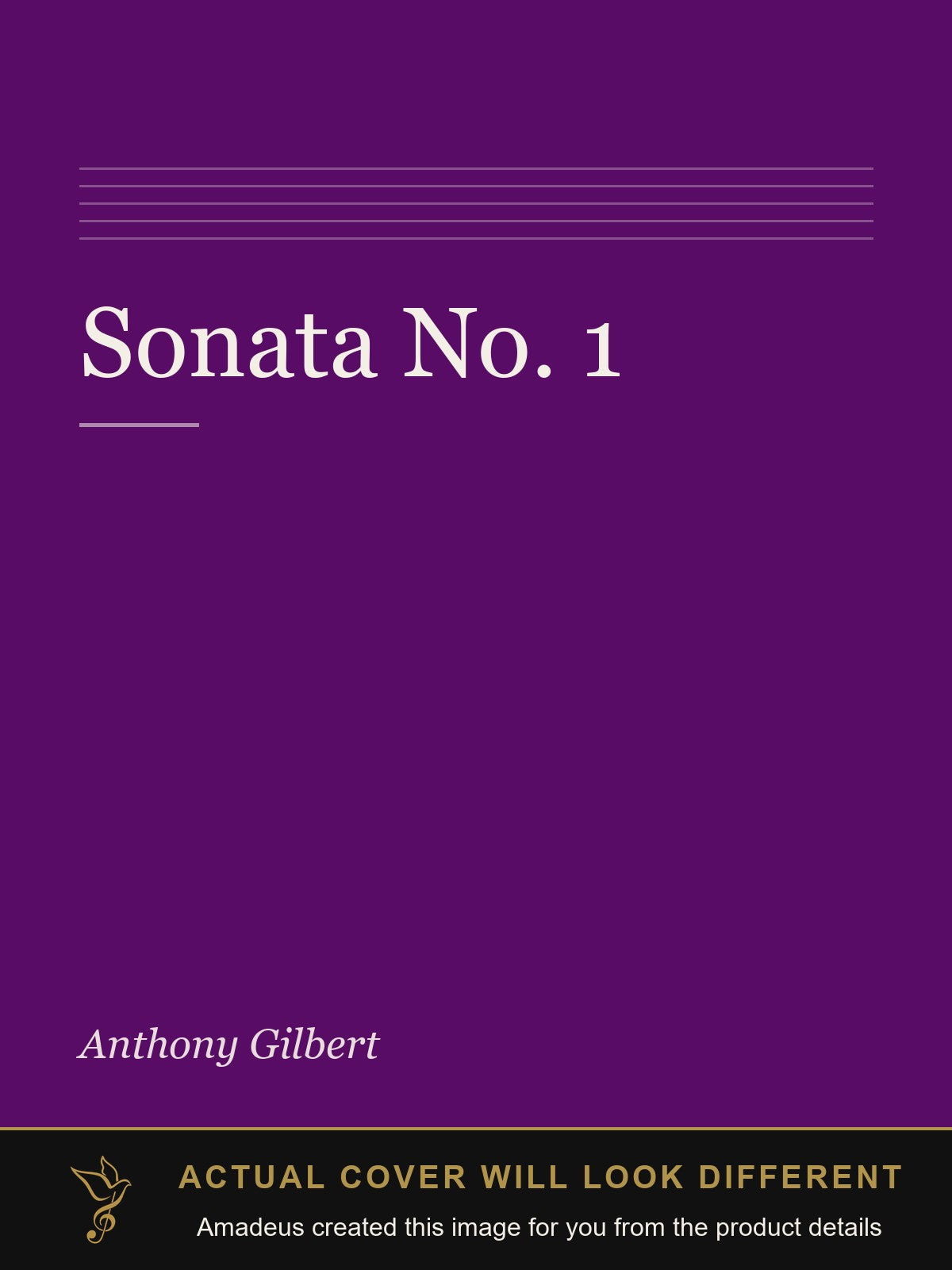 Sonata No. 1 - Amadeus created this image from the product details; the actual cover will look different