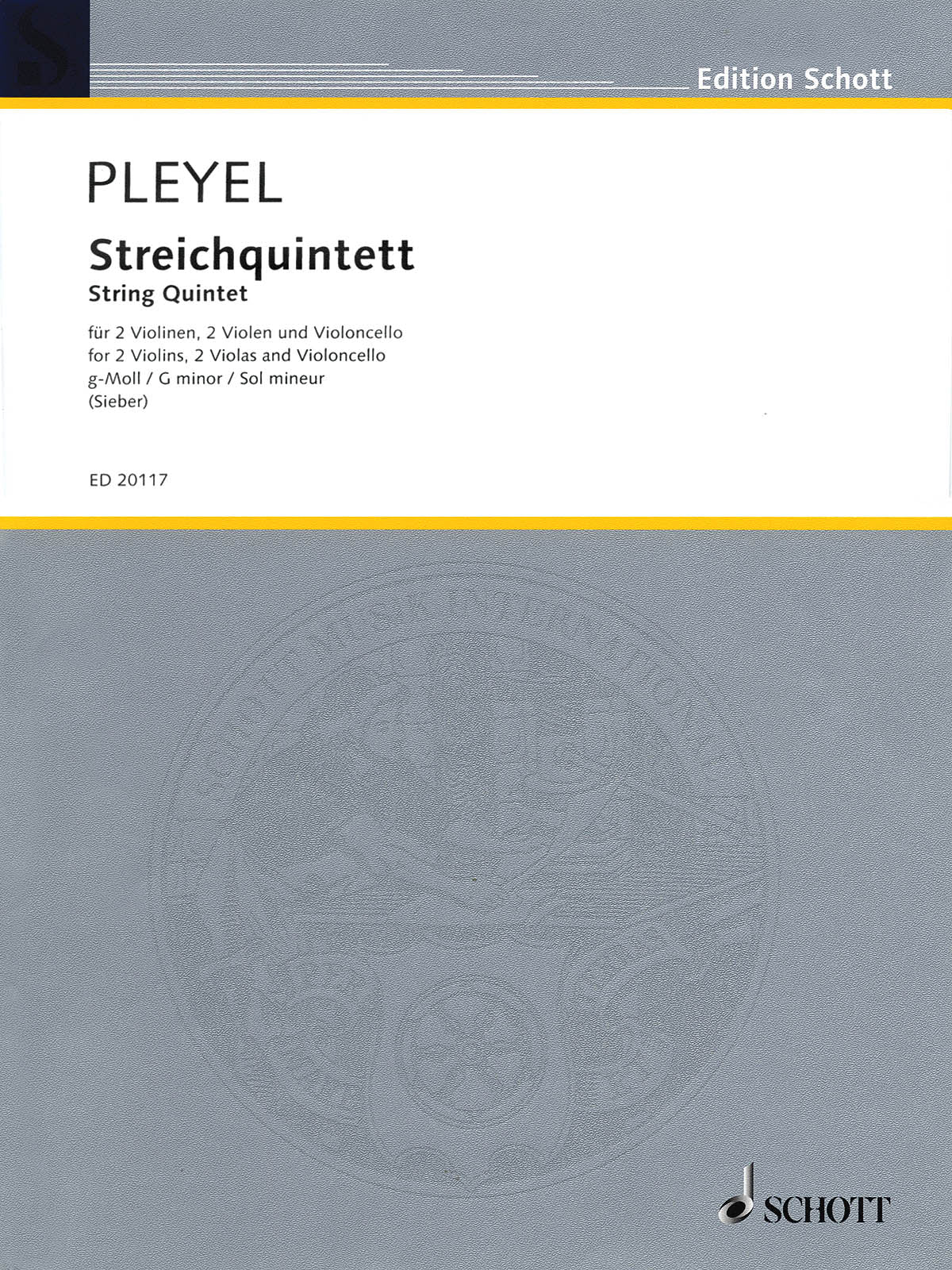 Product Cover for String Quintet in G minor