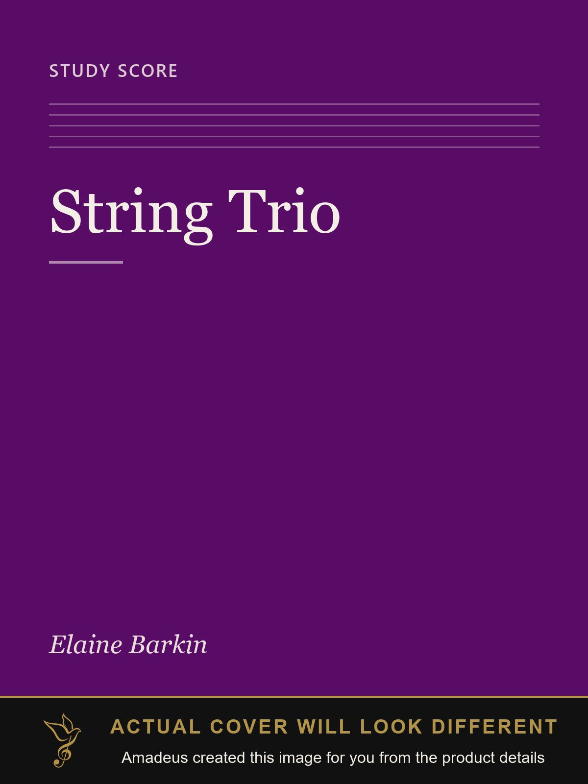 String Trio - Amadeus created this image from the product details; the actual cover will look different