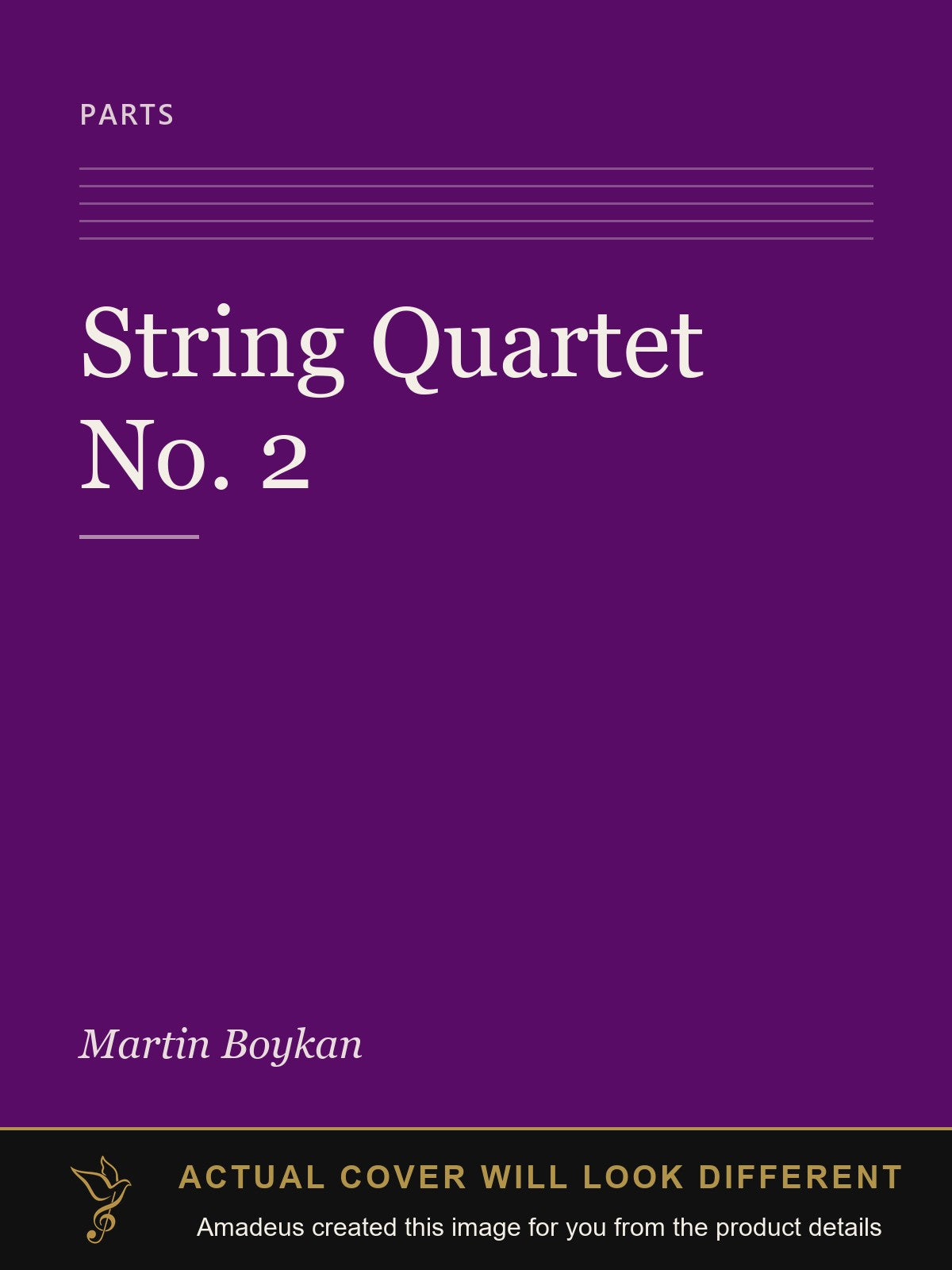 String Quartet No. 2 - Amadeus created this image from the product details; the actual cover will look different