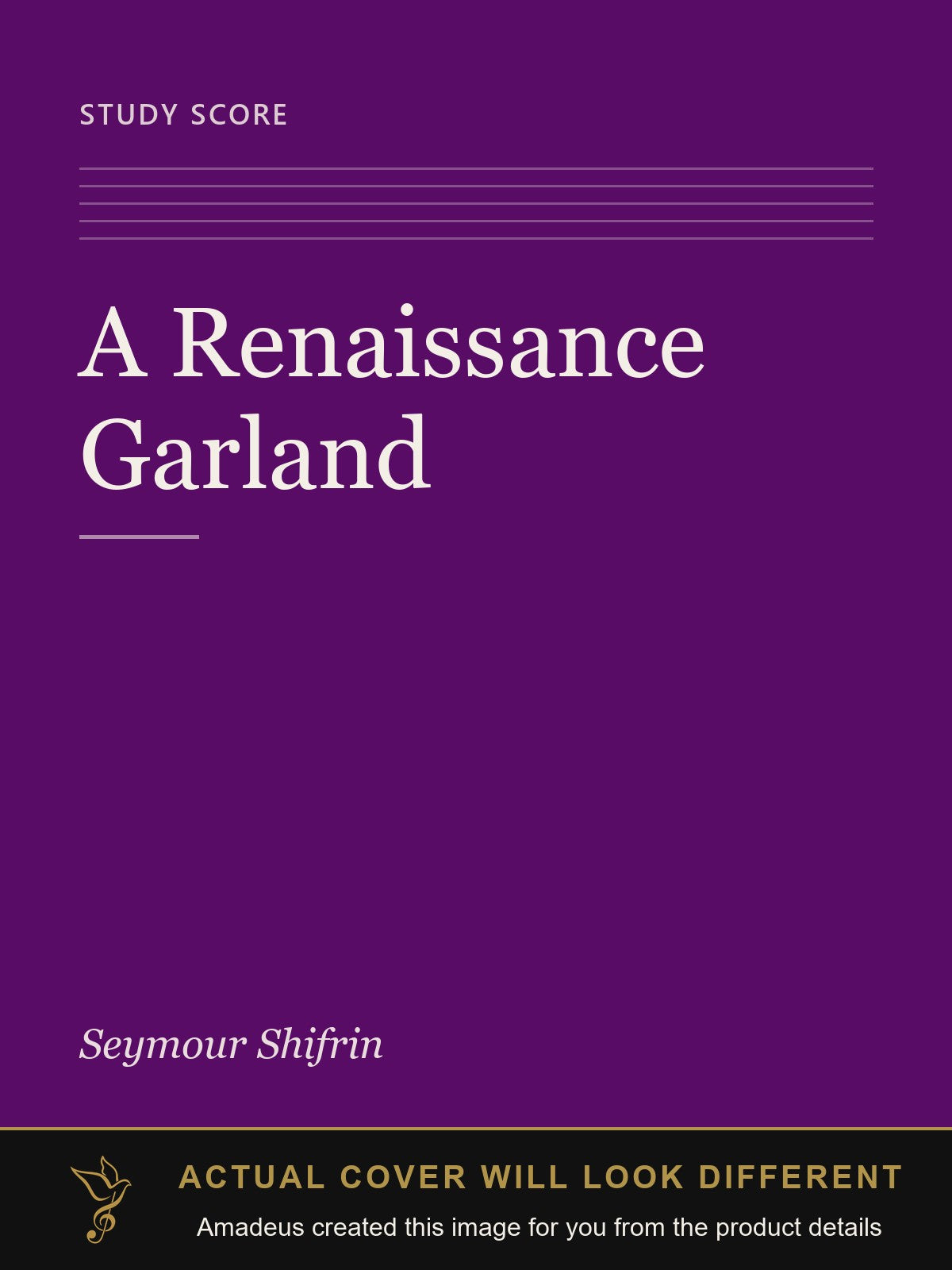 A Renaissance Garland - Amadeus created this image from the product details; the actual cover will look different