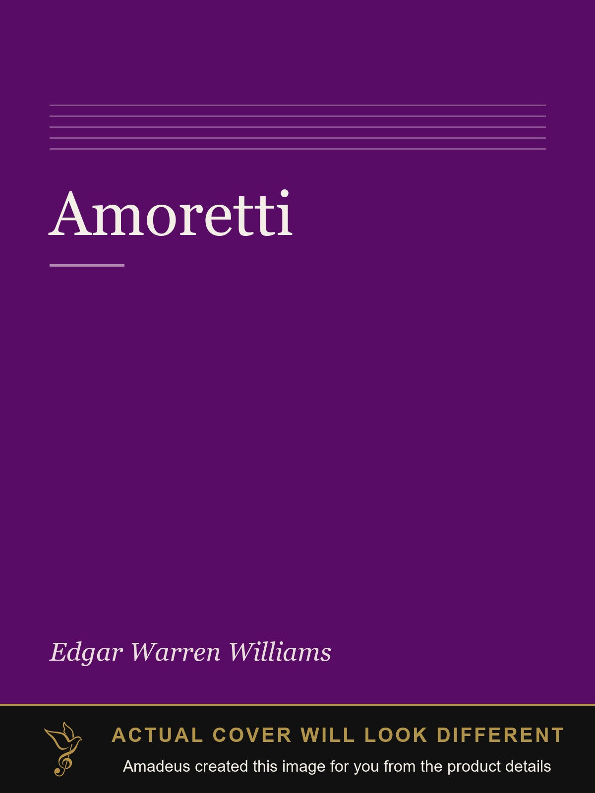 Amoretti - Amadeus created this image from the product details; the actual cover will look different