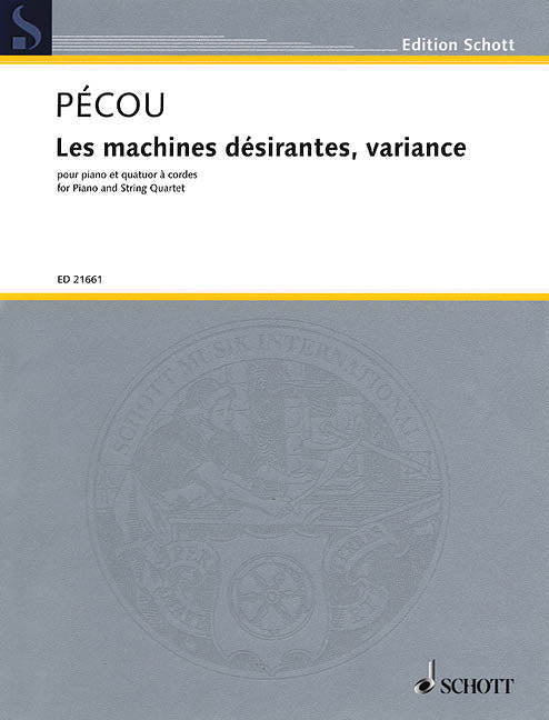 Product Cover for Les Machines Desirantes, Variance For Piano And String Quartet, Score And Parts