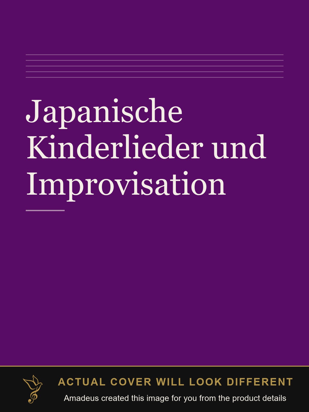 Japanische Kinderlieder und Improvisation - Amadeus created this image from the product details; the actual cover will look different