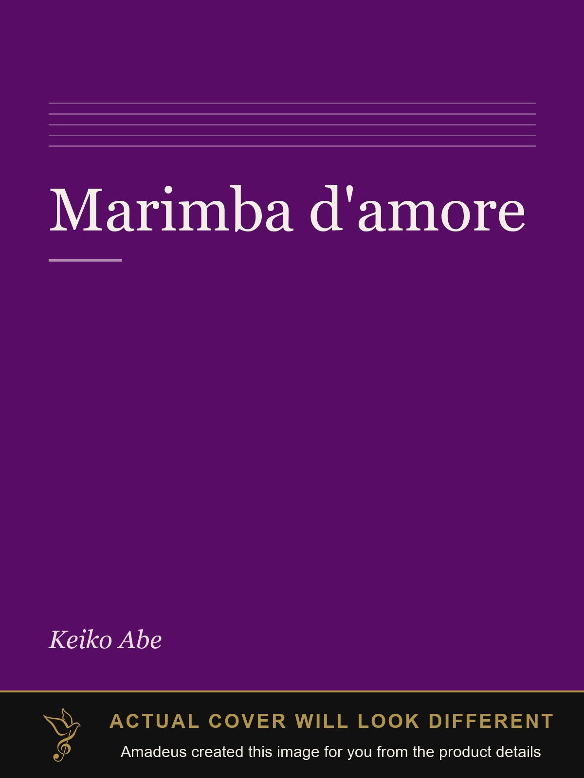 Marimba d'amore - Amadeus created this image from the product details; the actual cover will look different