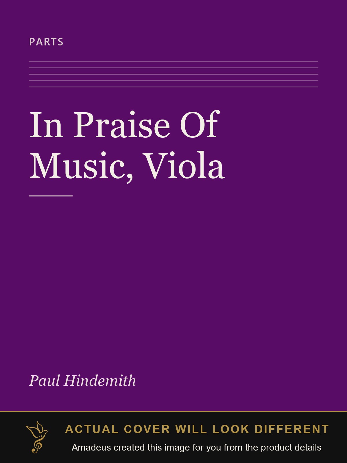 In Praise Of Music, Viola - Amadeus created this image from the product details; the actual cover will look different