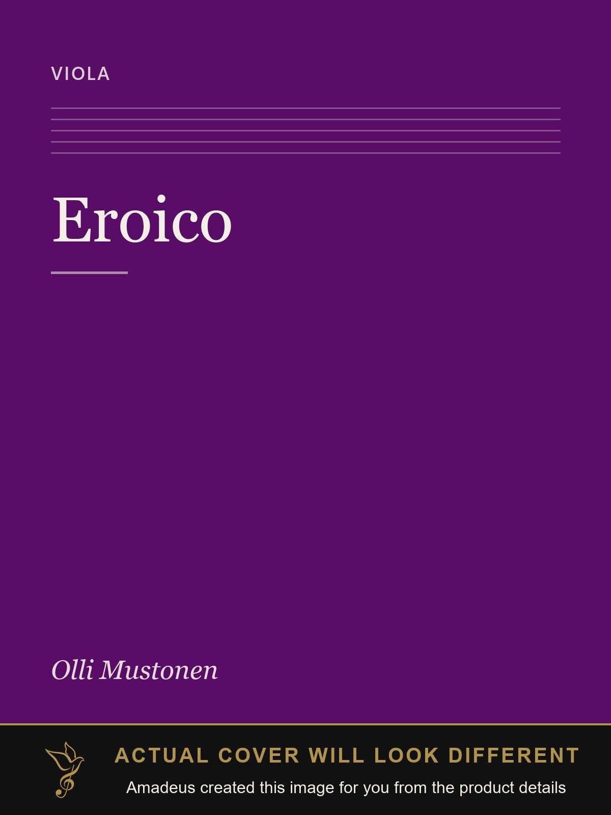 Eroico - Amadeus created this image from the product details; the actual cover will look different