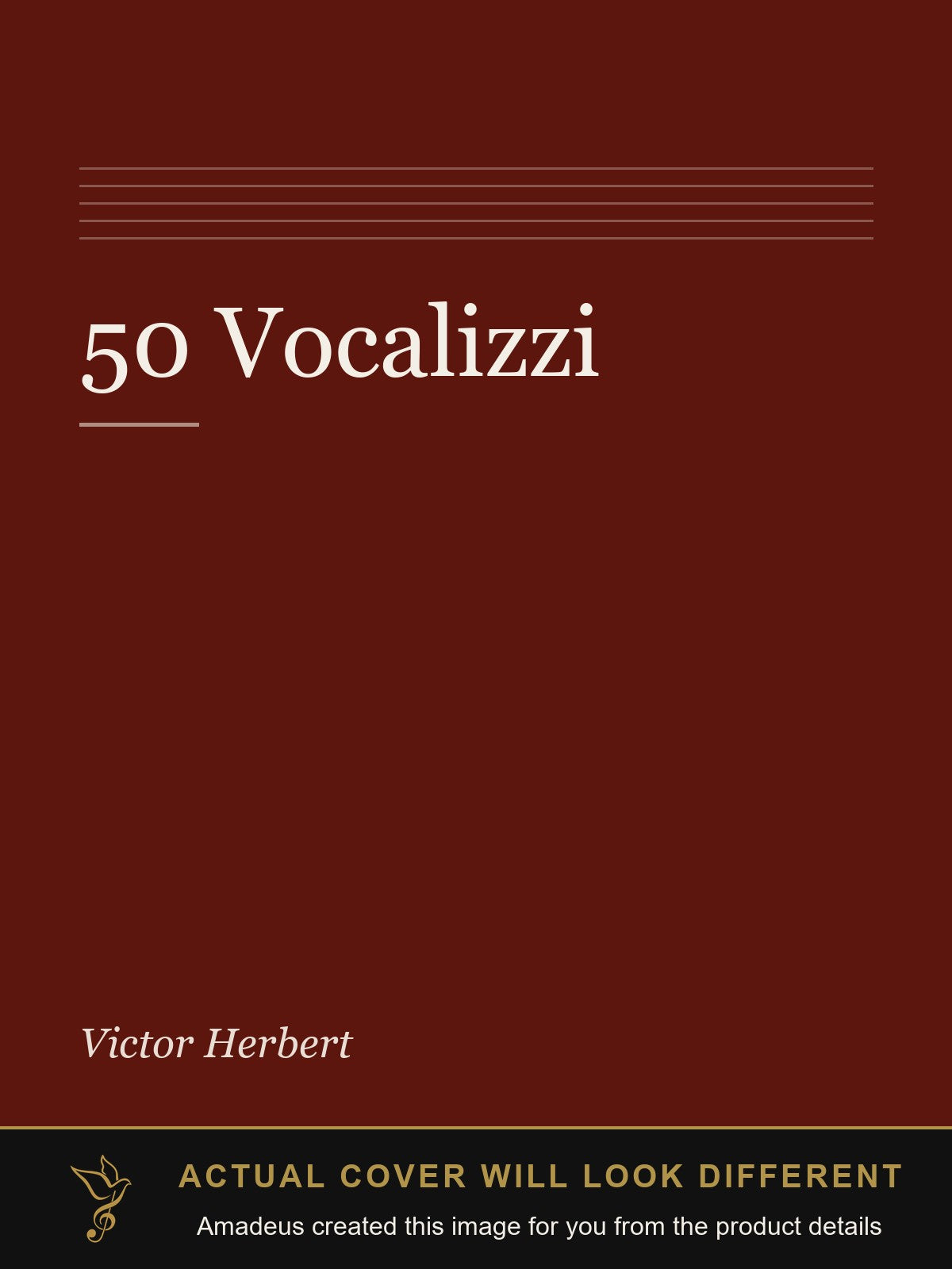 50 Vocalizzi - Amadeus created this image from the product details; the actual cover will look different