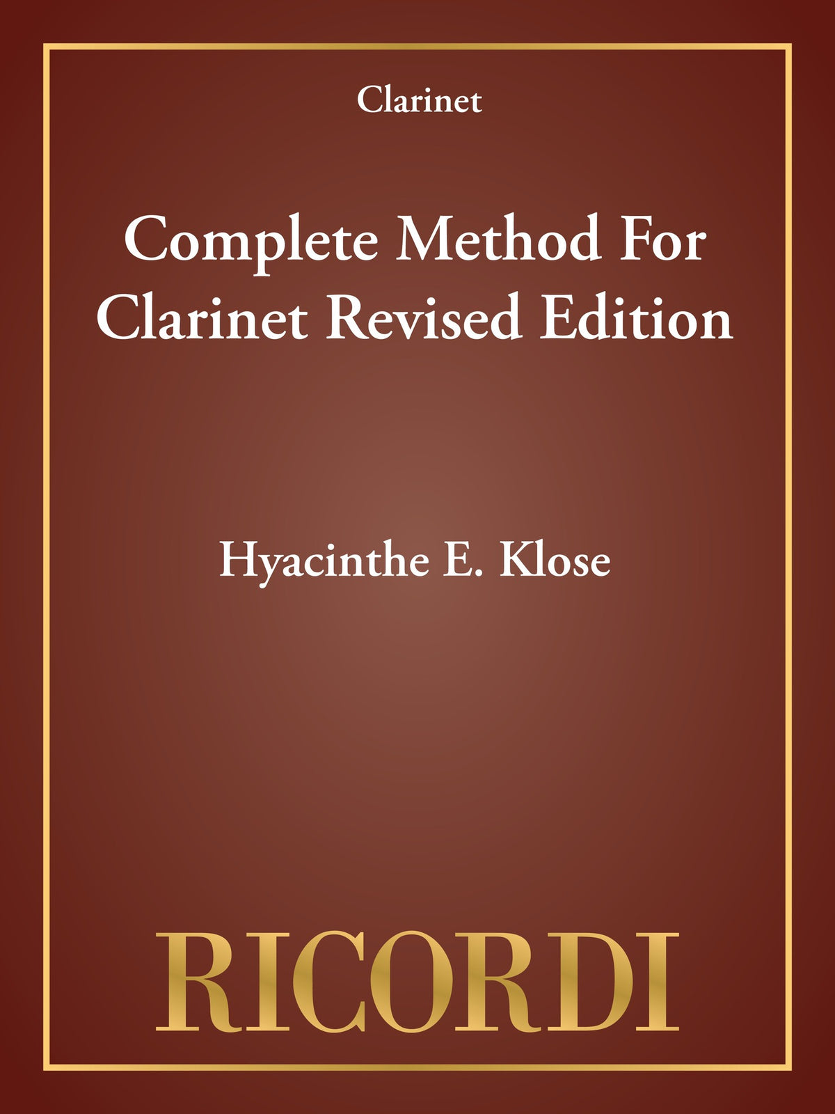 Product Cover for Complete Method For Clarinet Revised Edition