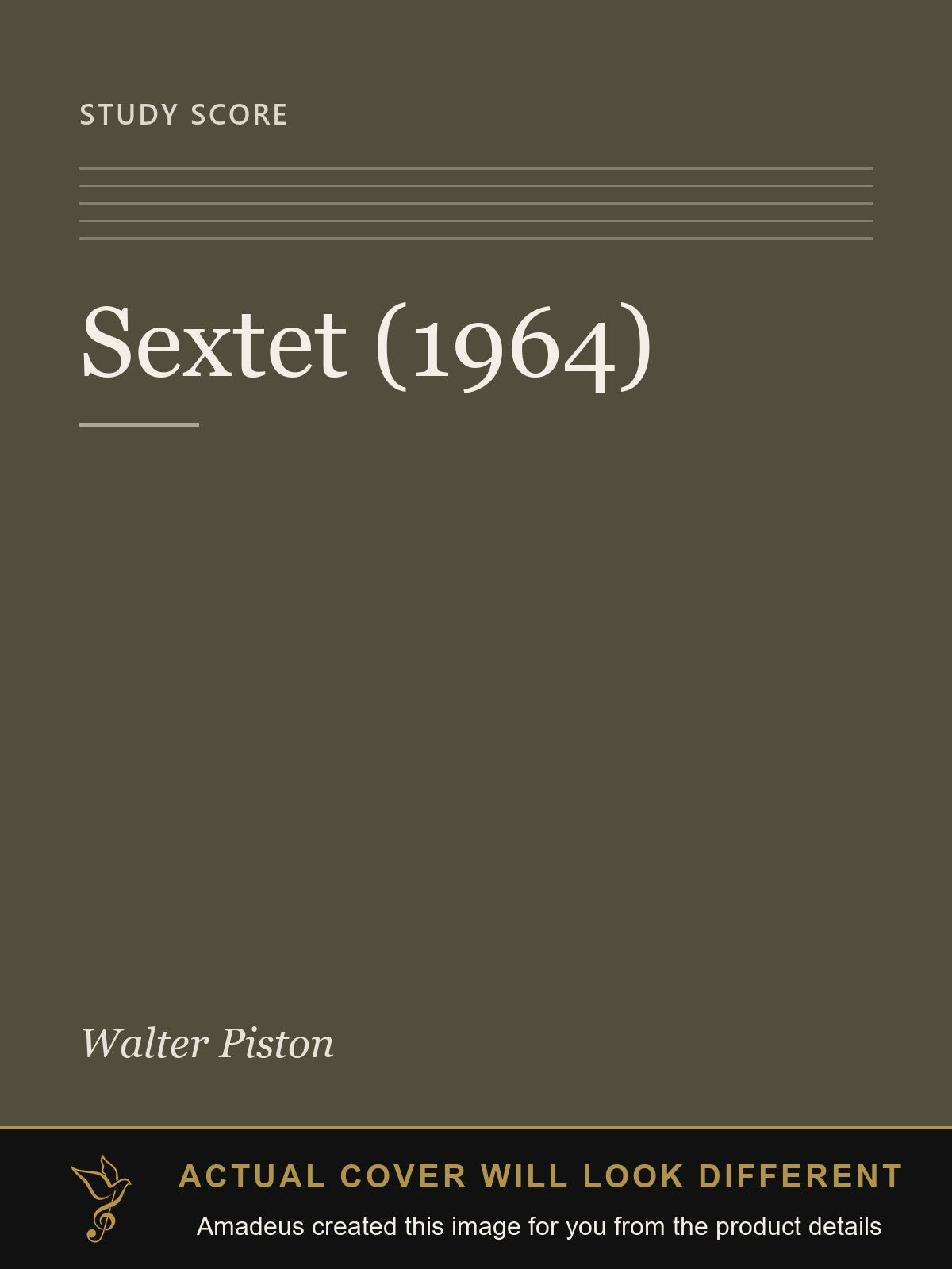 Sextet (1964) - Amadeus created this image from the product details; the actual cover will look different
