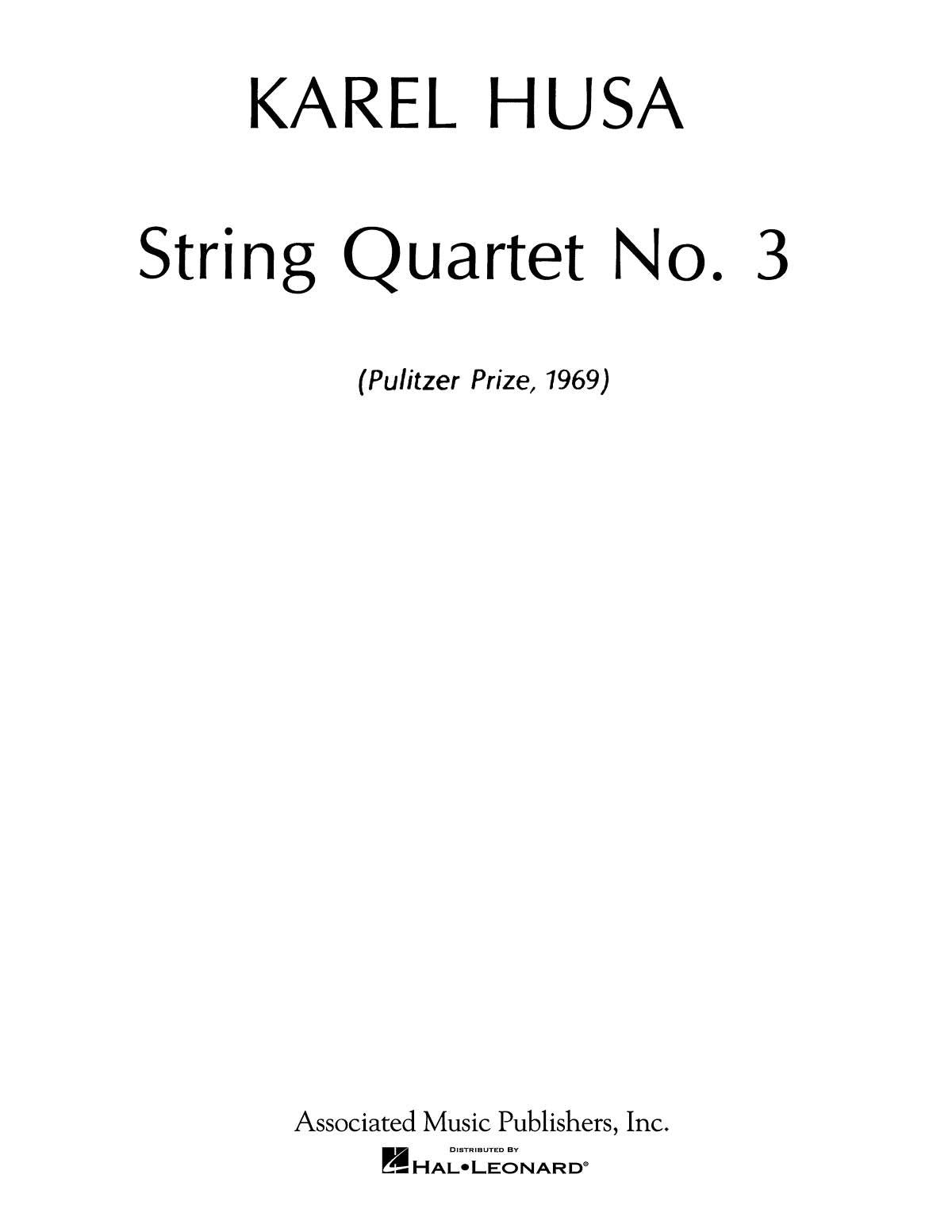 Product Cover for Quartet 3 Mini Score