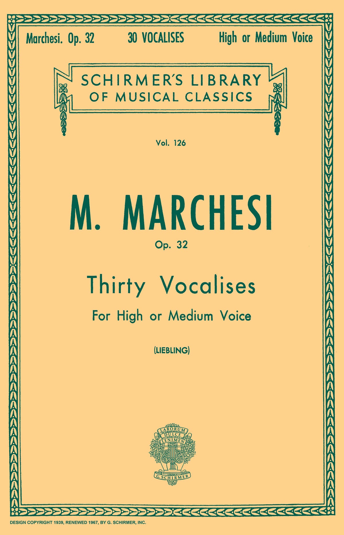 Product Cover for 30 Vocalises, Op. 32