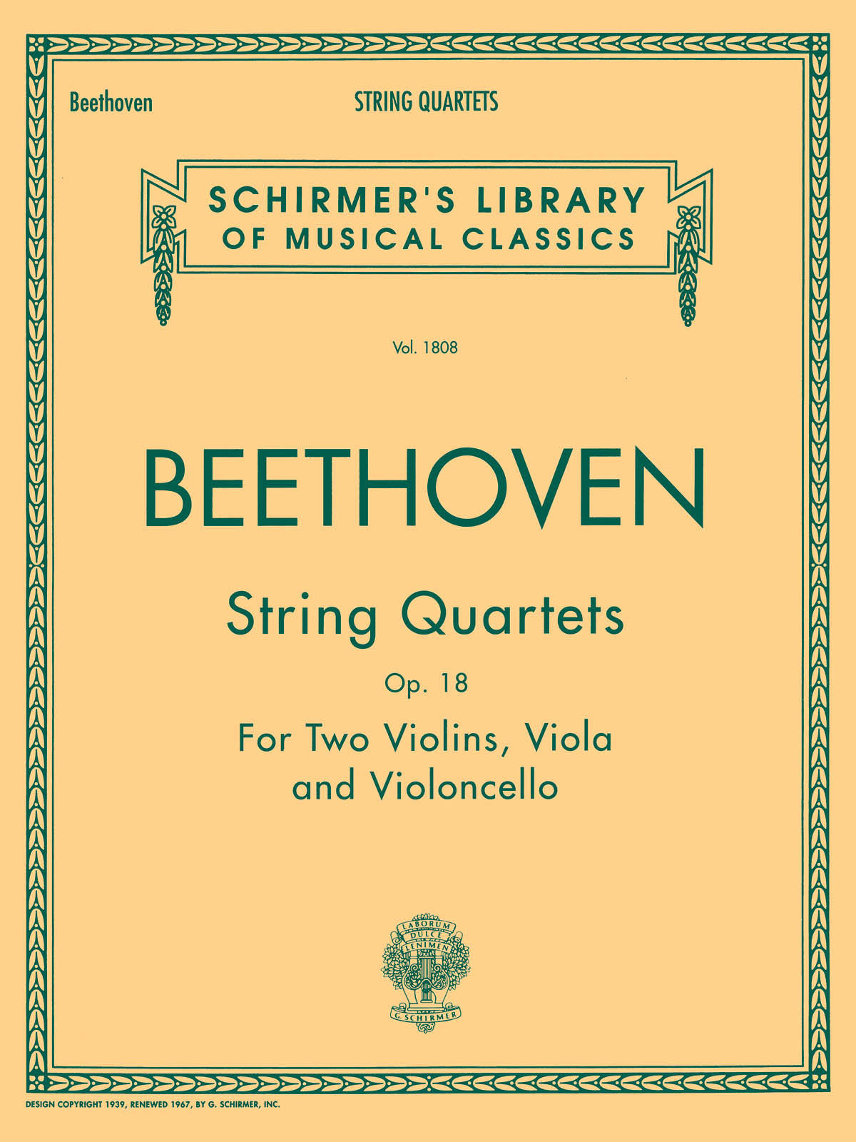 Product Cover for String Quartets, Op. 18