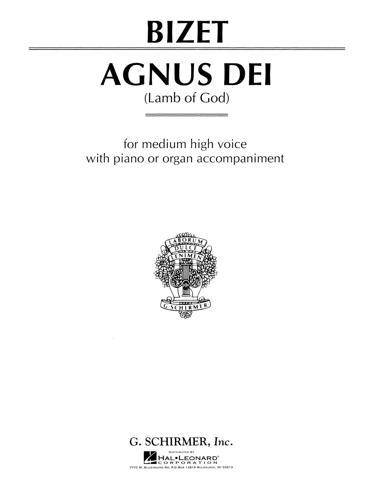 Product Cover for Agnus Dei (Lamb of God)