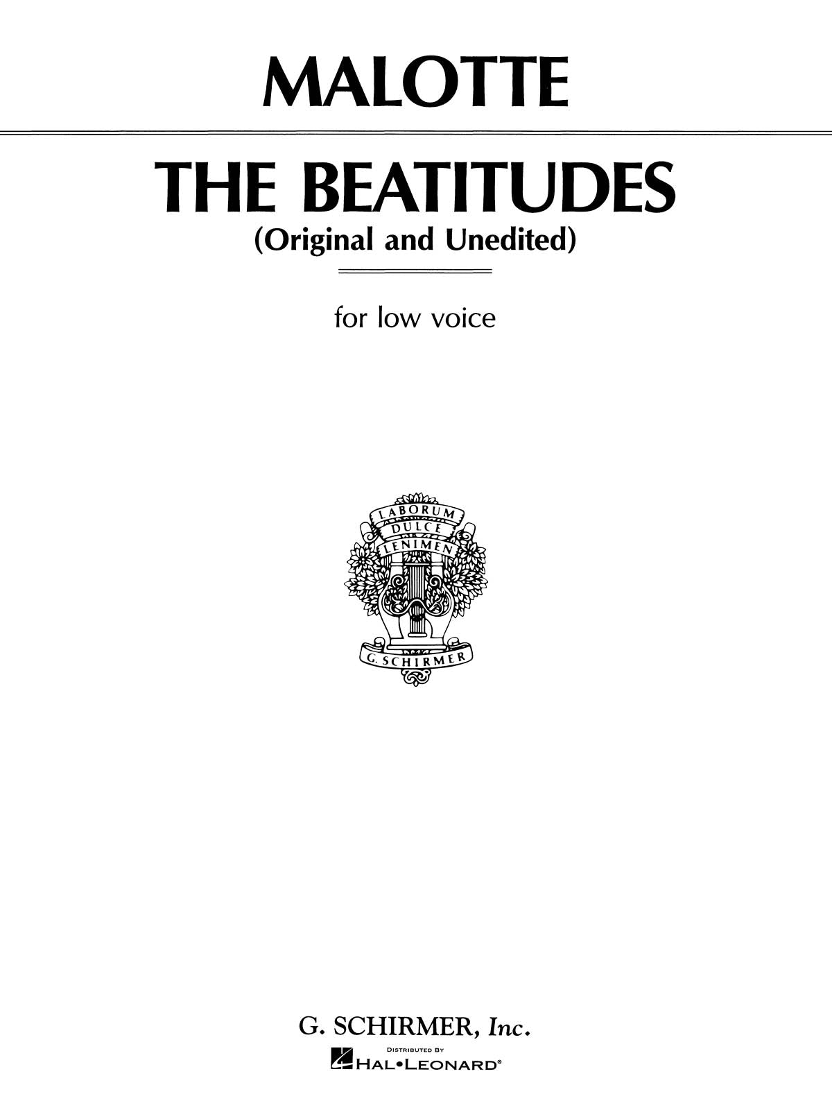 Product Cover for Beatitudes