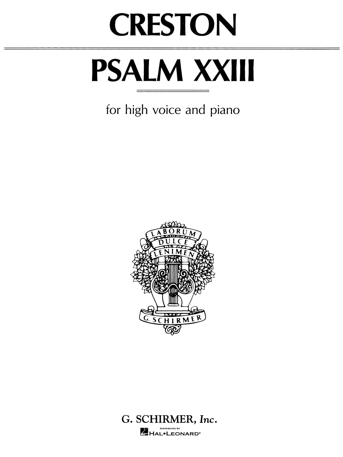 Product Cover for Psalm 23
