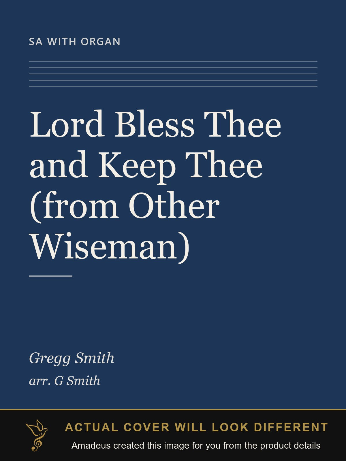 Lord Bless Thee and Keep Thee (from Other Wiseman) - Amadeus created this image from the product details; the actual cover will look different