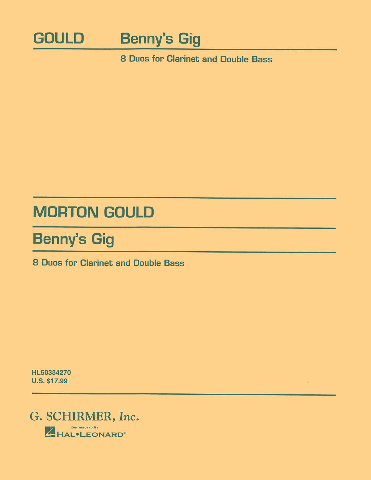 Product Cover for Benny's Gig