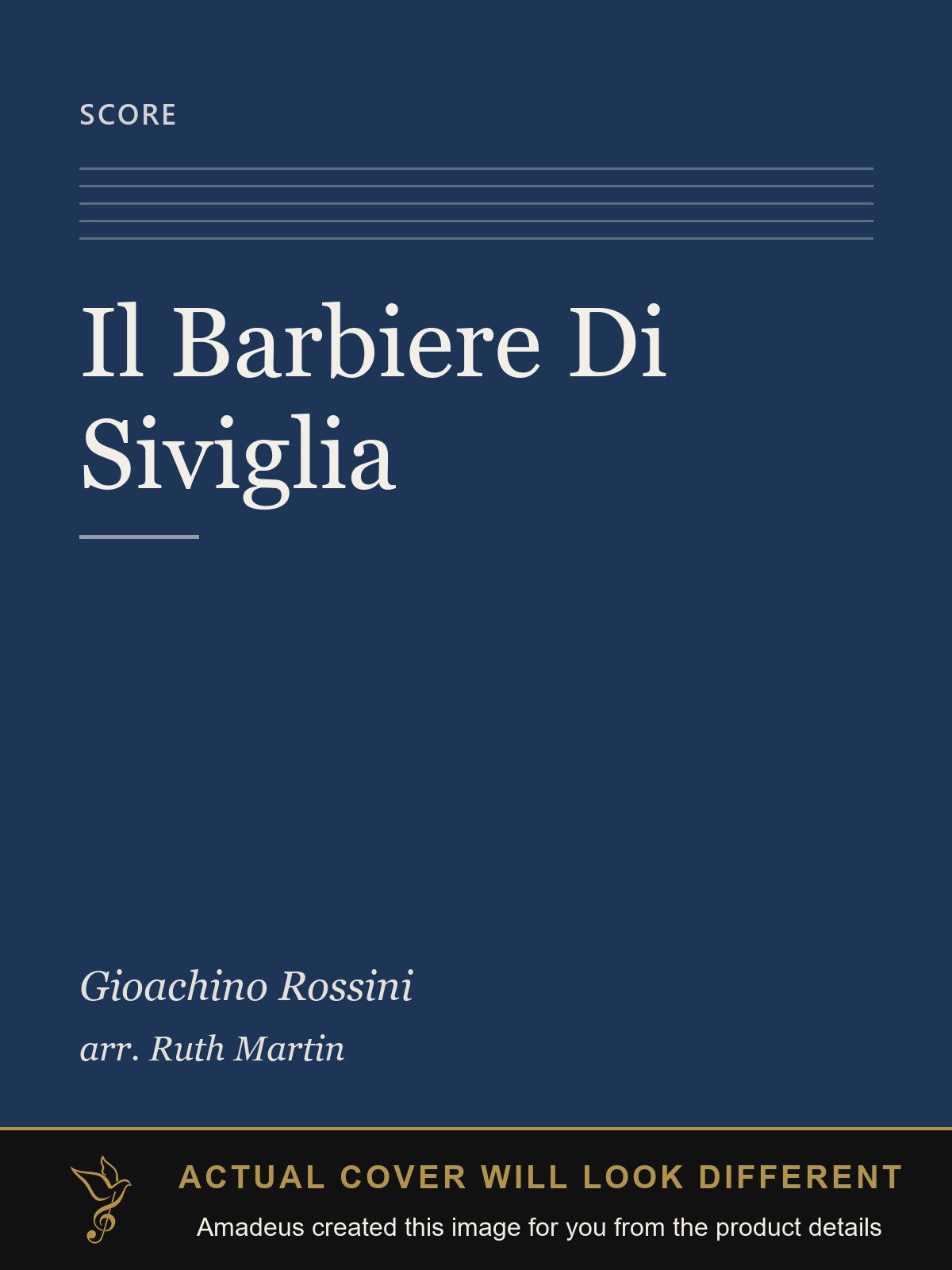 Il Barbiere Di Siviglia - Amadeus created this image from the product details; the actual cover will look different